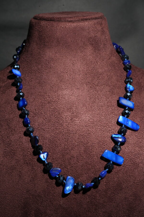 Resin Long Uncut Beaded Necklace