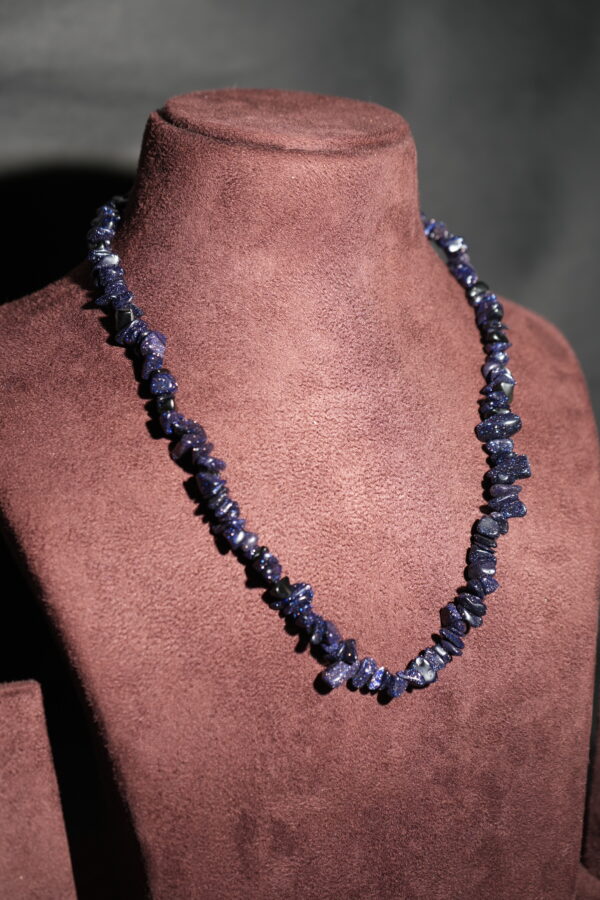 Resin Long Uncut Beaded Necklace