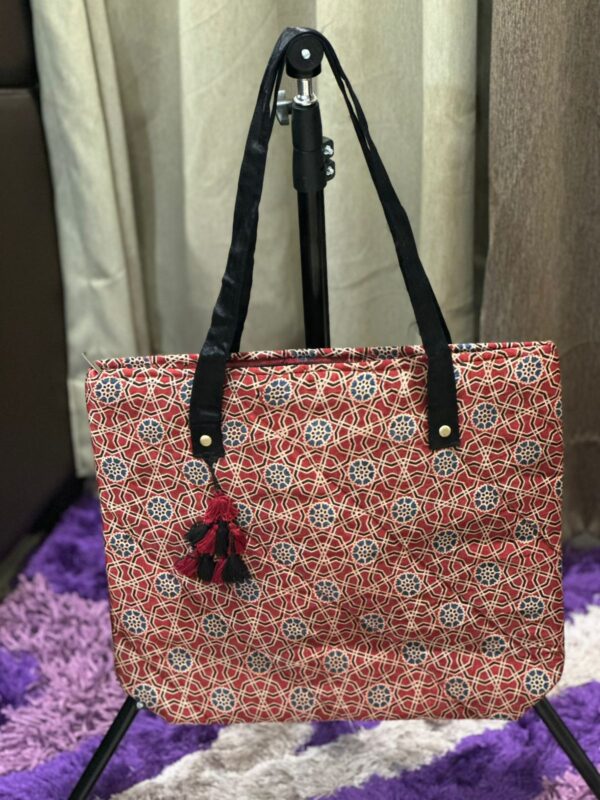 Ajrakh Print Tote Bag