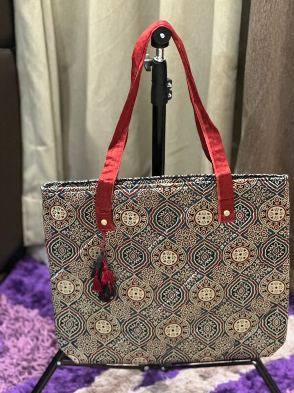 Ajrakh Print Tote Bag