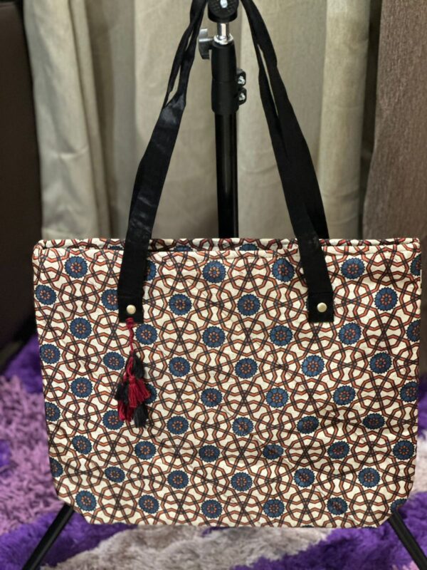 Ajrakh Print Tote Bag