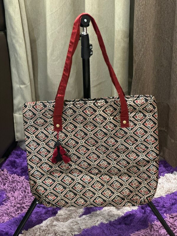 Ajrakh Print Tote Bag