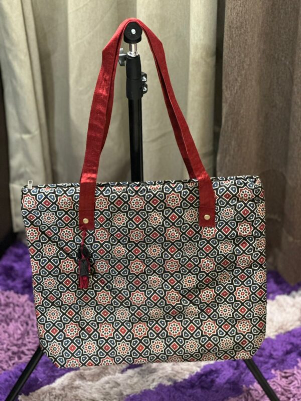 Ajrakh Print Tote Bag