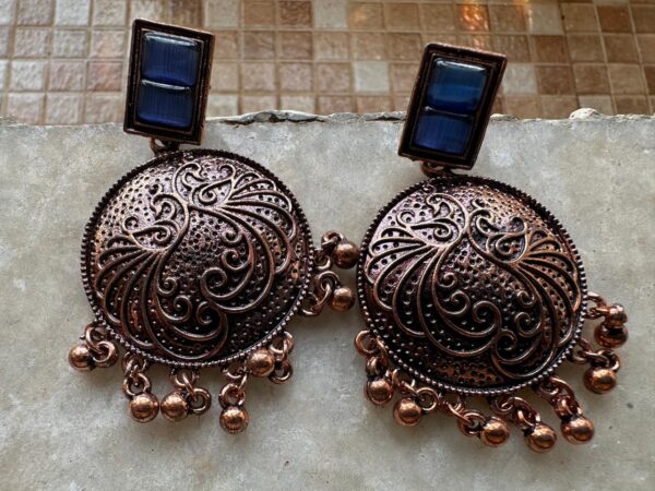 Elegant Copper-Tone Earrings